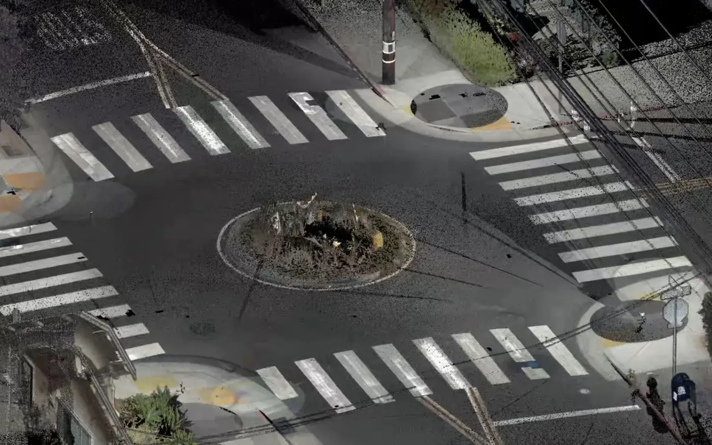 Same intersection point cloud in true color